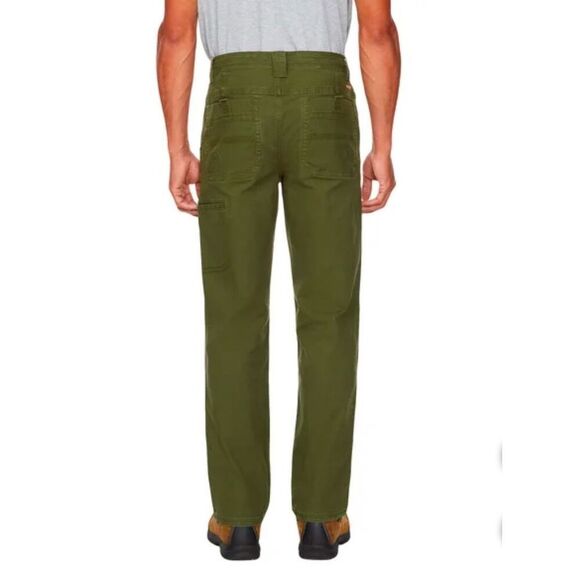 LEGENDARY OUTFITTERS Pants Men's Canvas 34X30 Green Straight Leg Stretch NWT - Picture 15 of 16